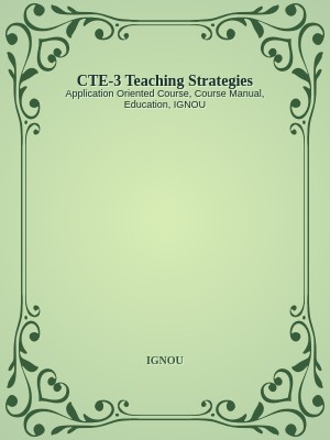CTE-3 Teaching Strategies